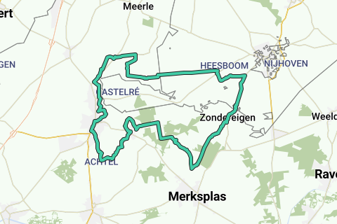 Bloesemroute Hoogstraten Recreatieve Fietsroute Routeyou