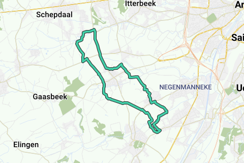 Vlezenbeek Recreatieve Fietsroute RouteYou