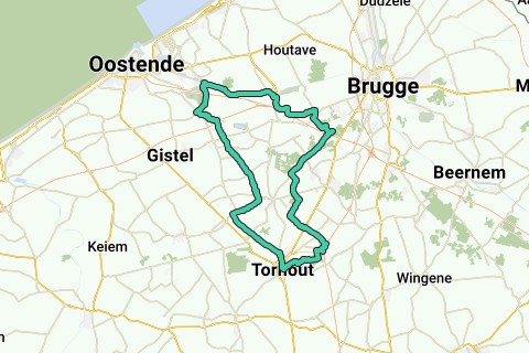 Torhout Zandvoorde Recreatieve Fietsroute RouteYou