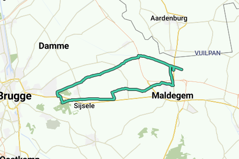 Maldegem Sijsele Rijckeveld Recreatieve Fietsroute Routeyou