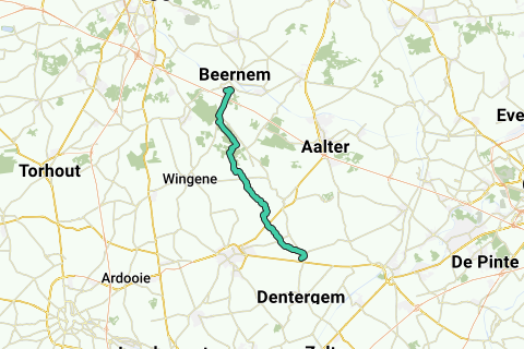 Van Tielt Naar Beernem Recreatieve Fietsroute RouteYou