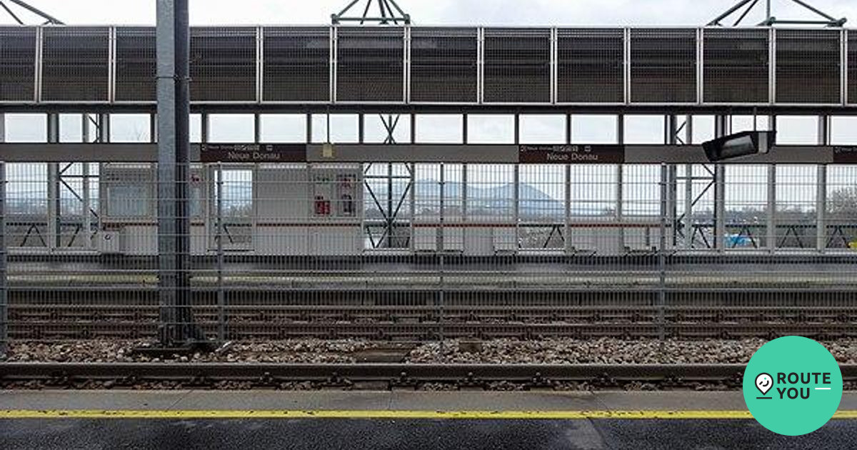 U Bahn Station Neue Donau Bahnhof Routeyou