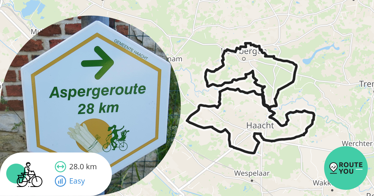 Aspergeroute Haacht Keerbergen 28 Km Recreatieve Fietsroute RouteYou