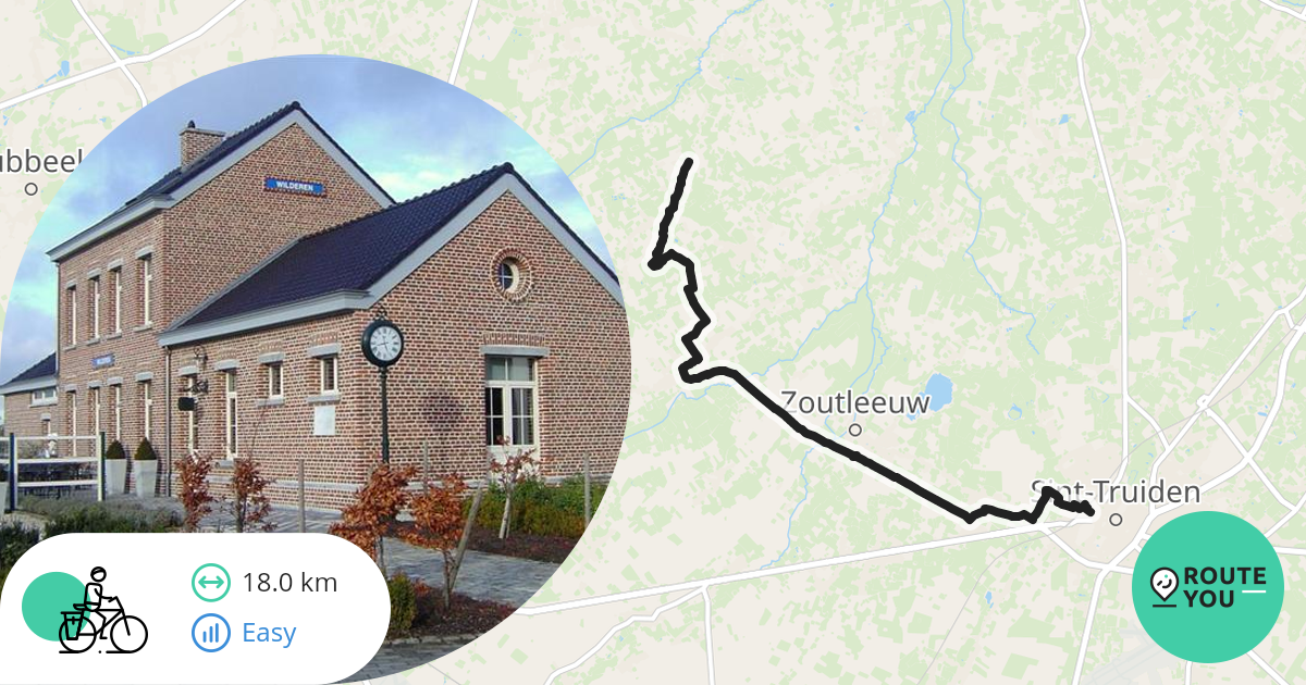 Kortenaken Sint Truiden Km Recreatieve Fietsroute Routeyou