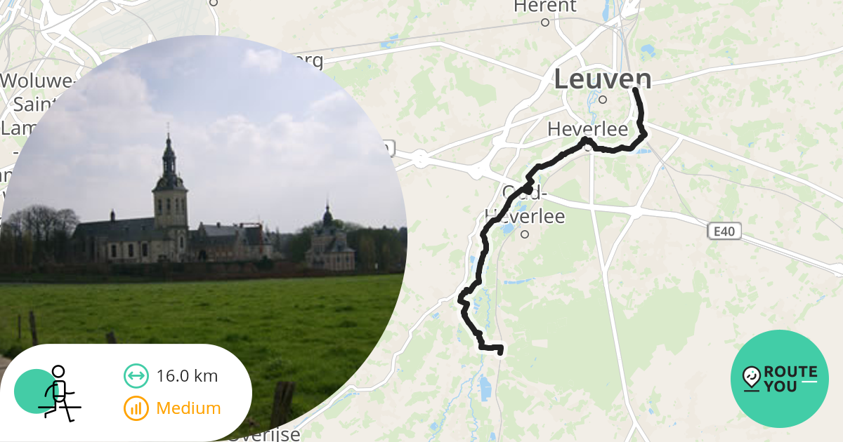 GR Sint Joris Weert Leuven Wandelroute RouteYou