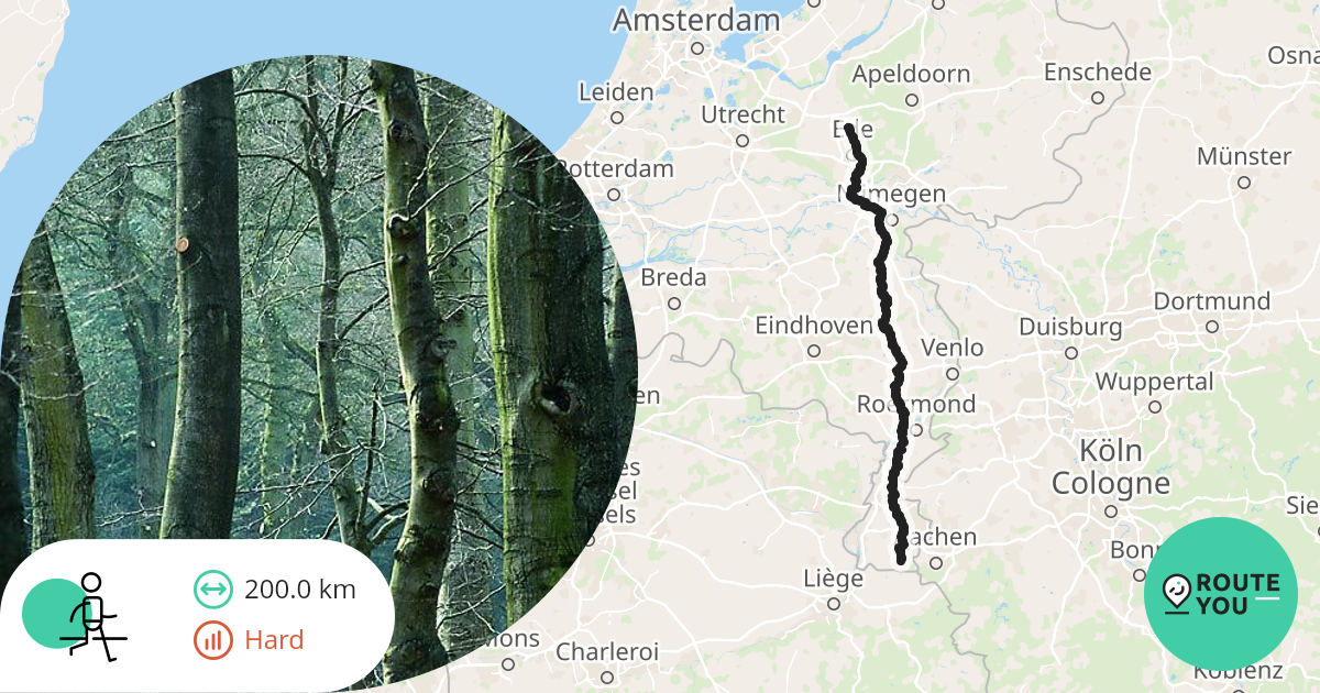 Lunteren Epen Wandelroute RouteYou