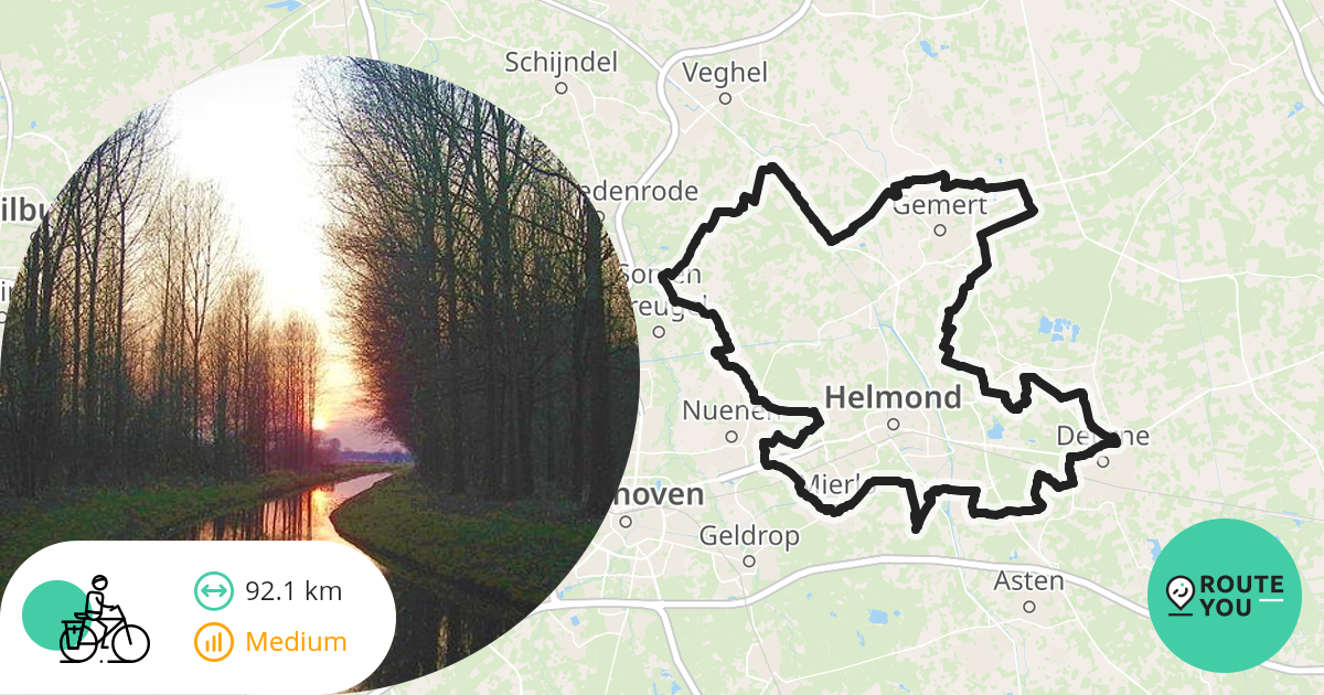 Vlierden 92km 2023 Recreatieve Fietsroute RouteYou