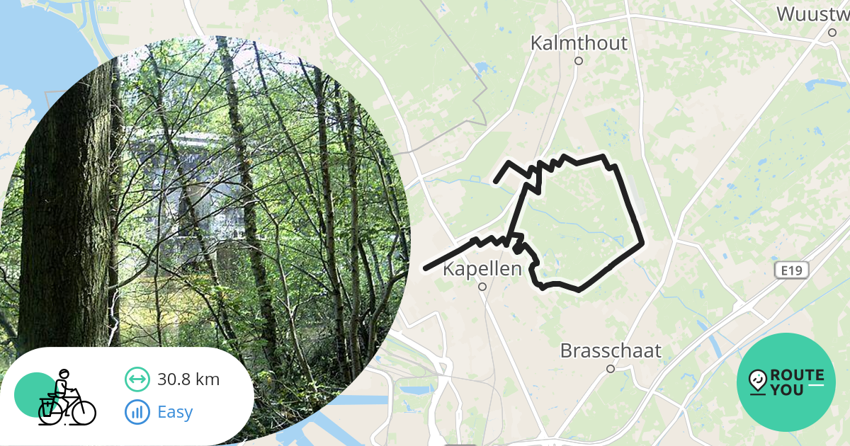 Kapellen Recreatieve Fietsroute Routeyou