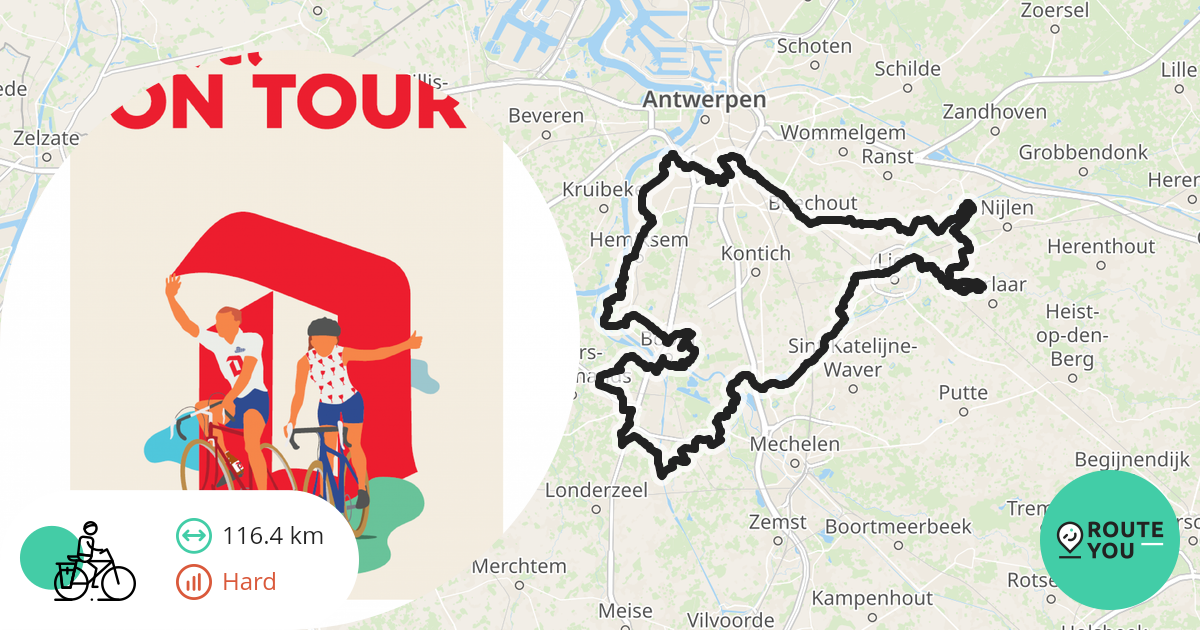 Antwerpen Duvel Tripel Hop Recreatieve Fietsroute Routeyou