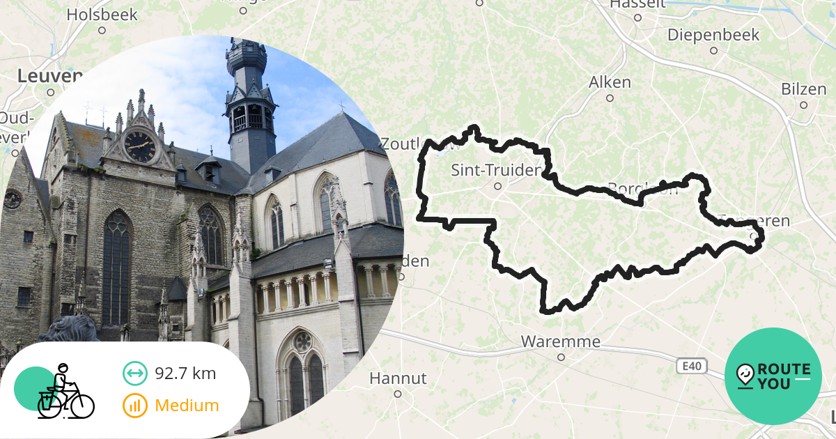 Bloesemroute Tongeren Lang Recreatieve Fietsroute Routeyou