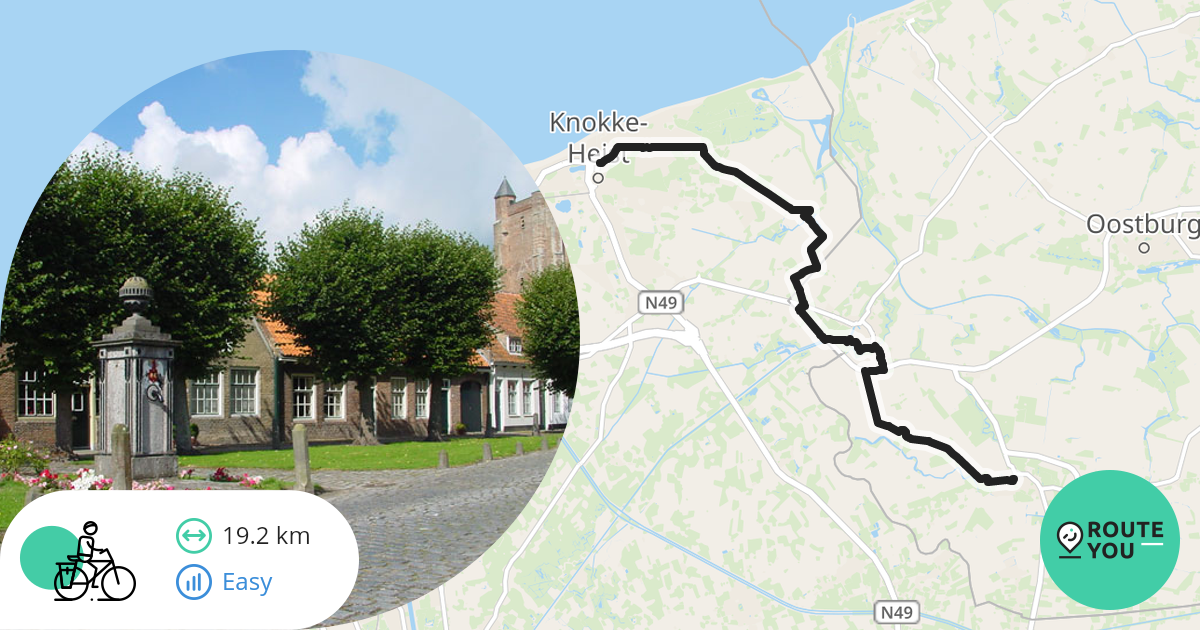 Aardenburg Knokke Recreatieve Fietsroute RouteYou