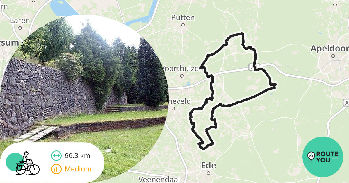 Lunteren De Veluwe Boven Km Recreatieve Fietsroute Routeyou