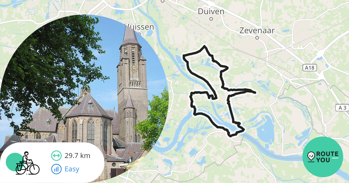 Millingen Aan De Rijn Doornenburg Pannerden Recreatieve Fietsroute