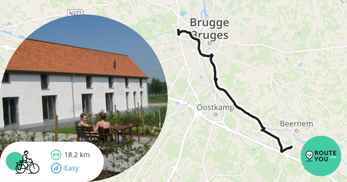 Beernem Brugge Recreatieve Fietsroute Routeyou