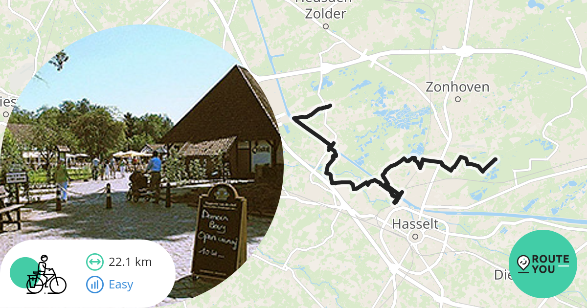 Zolder Genk Recreatieve Fietsroute RouteYou