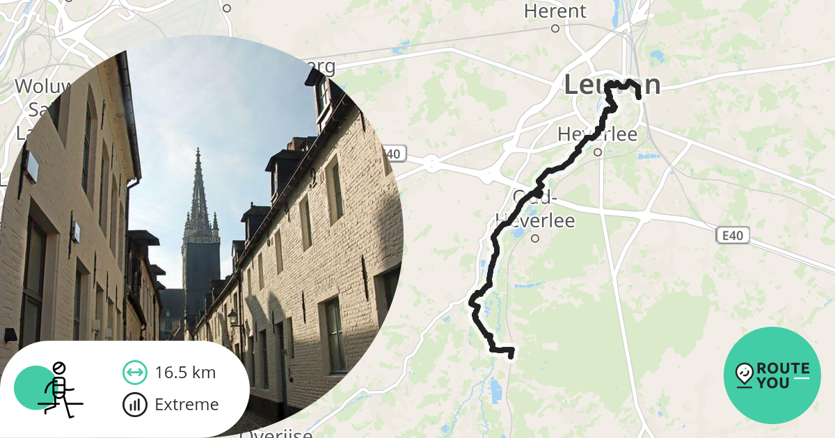 Leuven Sint Joris Weert Langs GR Dijleland Recreatieve Wandelroute