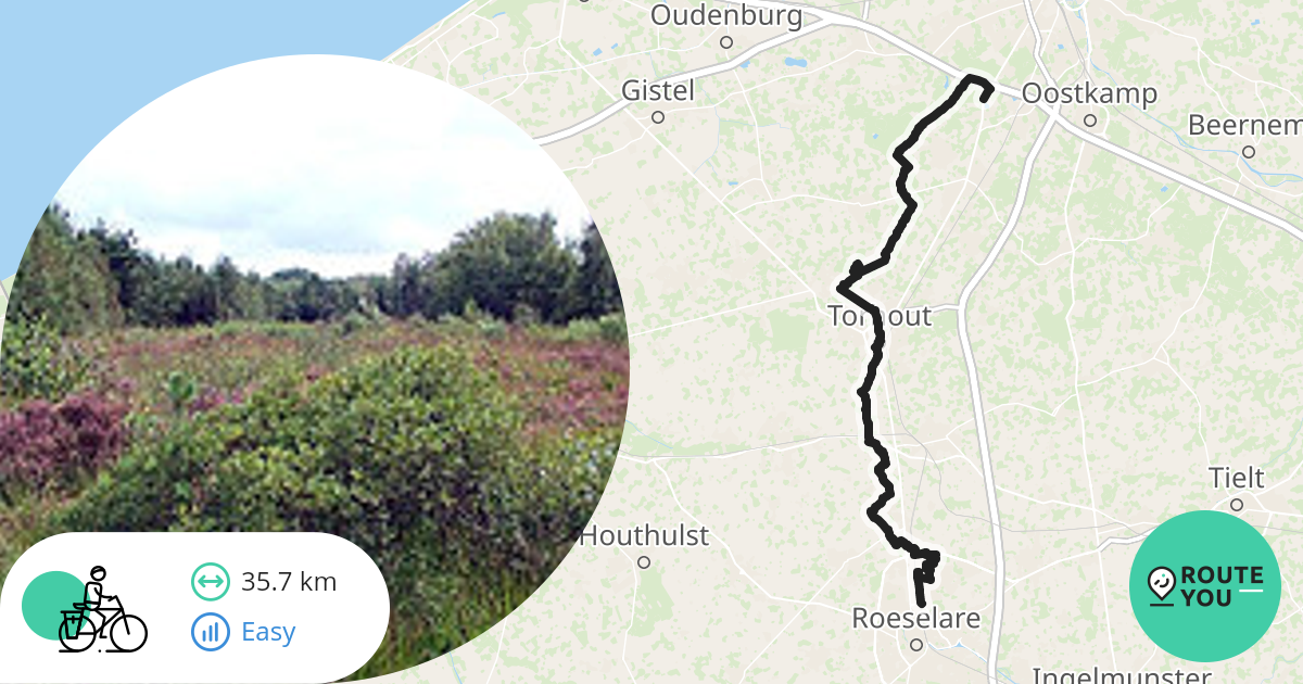 Van Loppem Naar Roeselare Recreatieve Fietsroute Routeyou