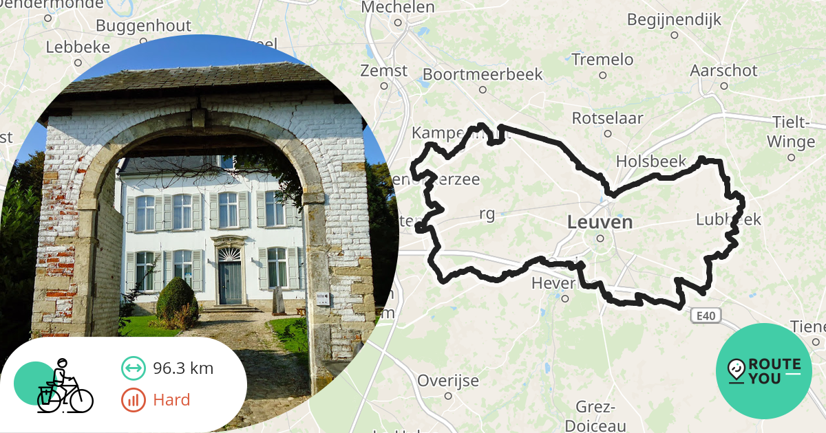 Rondje Leuven Recreatieve Fietsroute Routeyou