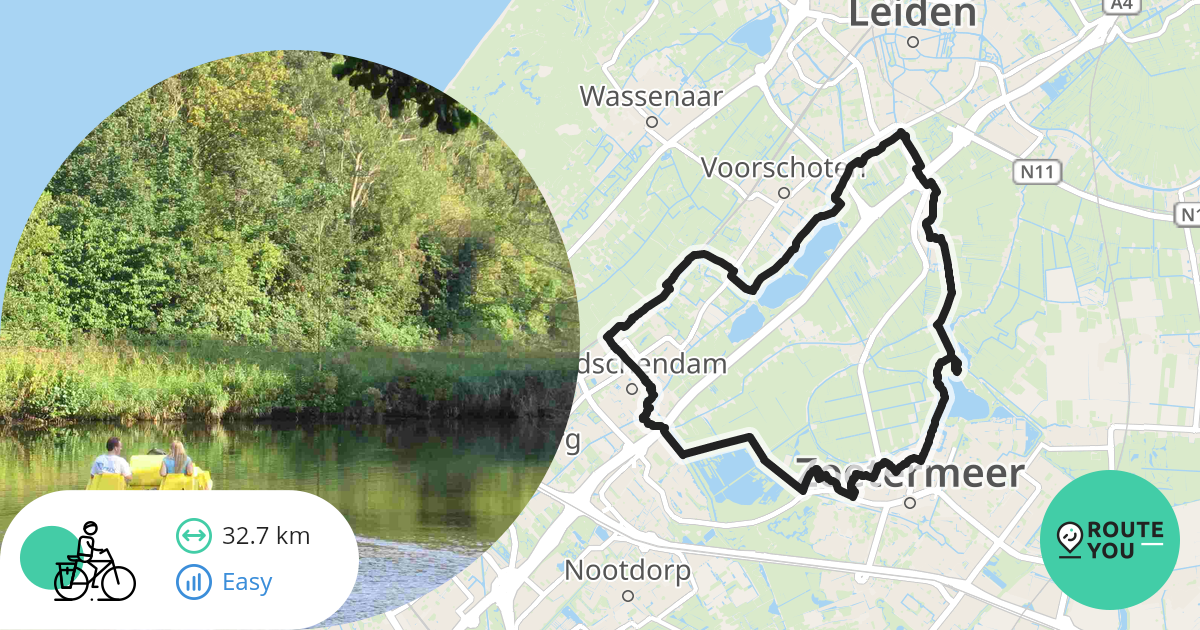 Vlietlanden Recreatieve Fietsroute Routeyou