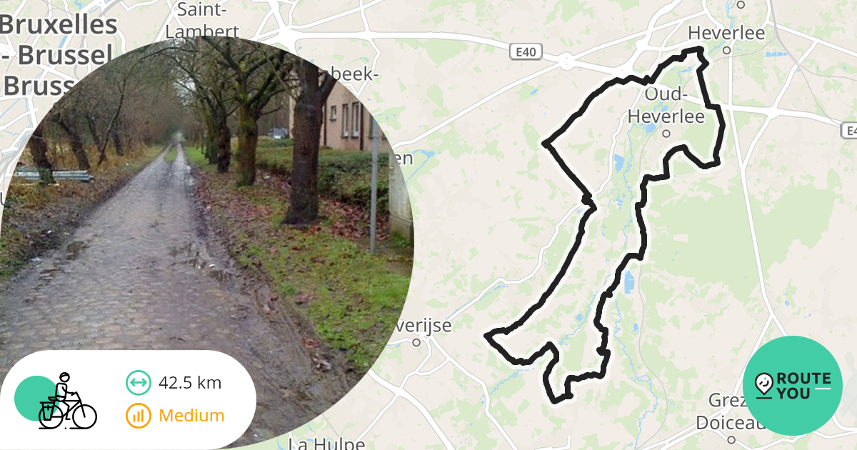 Knooppuntenroute Nabij Neerijse Recreatieve Fietsroute Routeyou