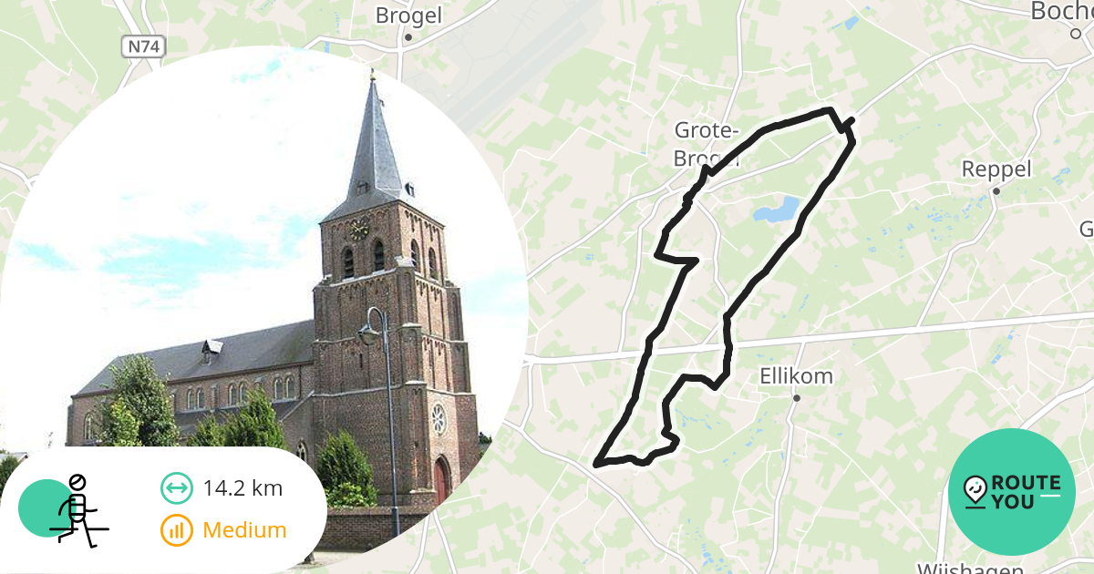 Wandelroute Langs De Pastory Recreatieve Wandelroute RouteYou