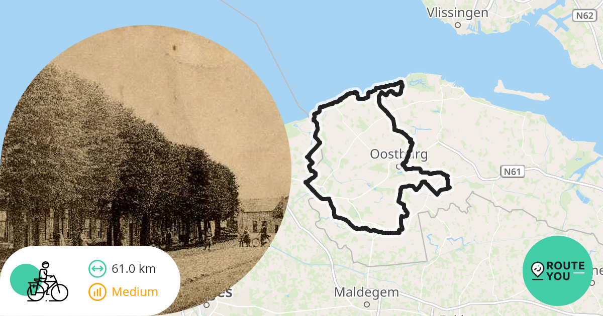 Aardenburg Cadzand Oostburg Km Recreatieve Fietsroute Routeyou