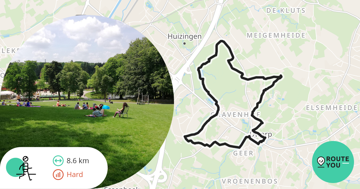 Wandeling Huizingen Recreatieve Wandelroute Routeyou