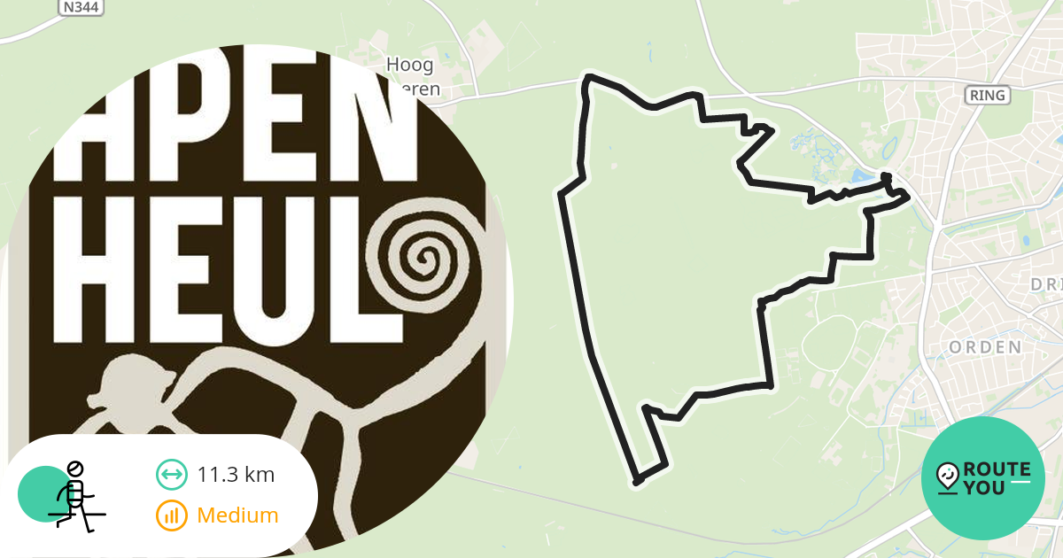 Berg En Bosch Apeldoorn Recreatieve Wandelroute RouteYou