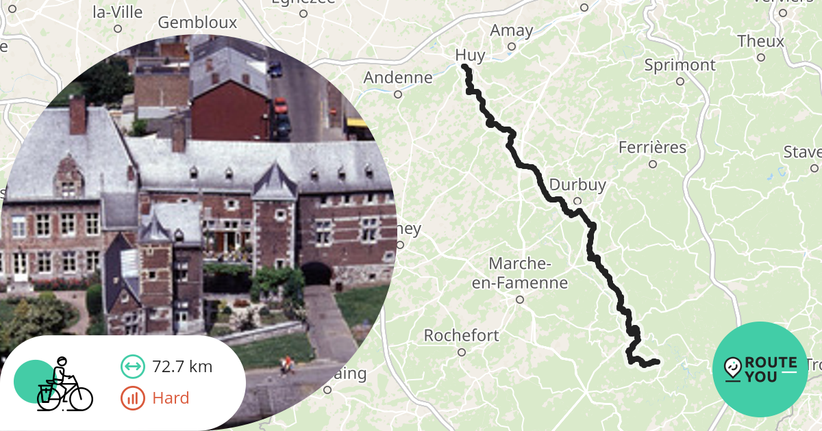 Huy La Roche En Ardenne Recreatieve Fietsroute RouteYou