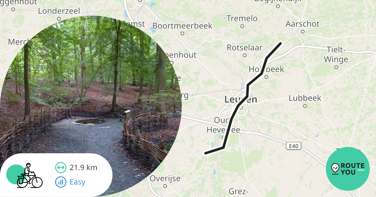 Neerijse Gelrode Recreatieve Fietsroute Routeyou