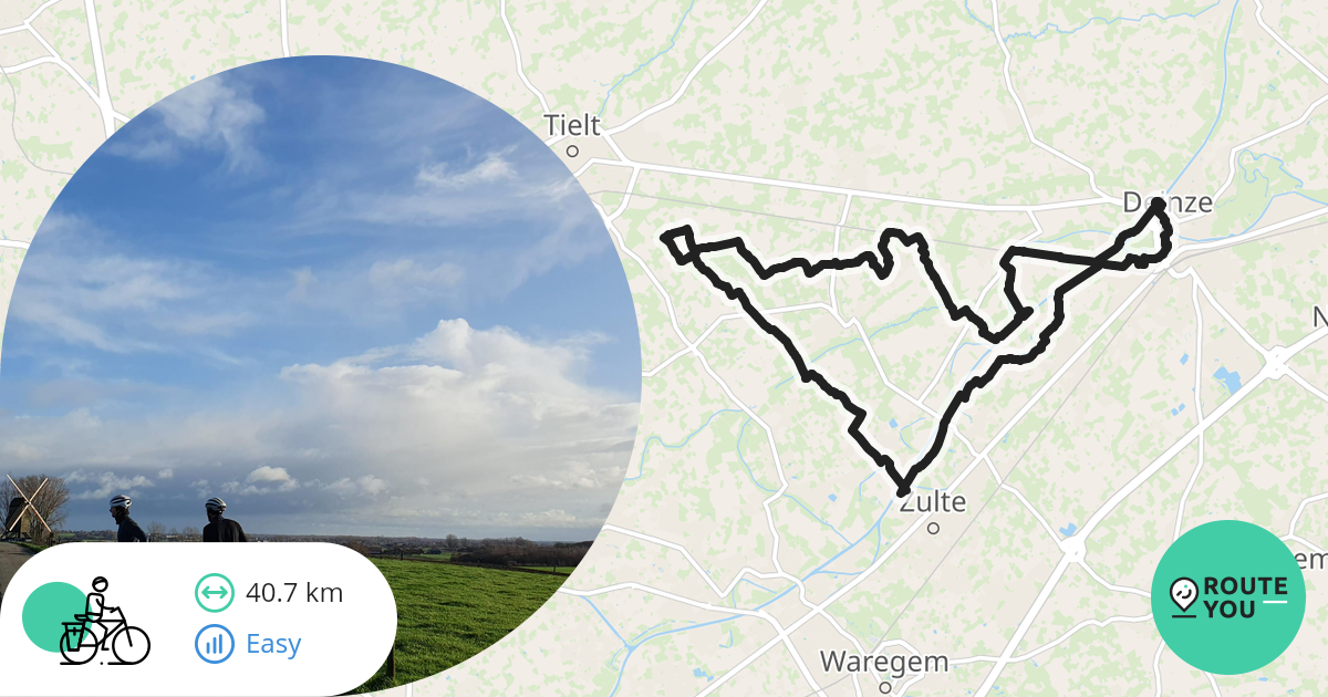 Deinze Poelberg Tussen Leie En Mandel Recreatieve Fietsroute