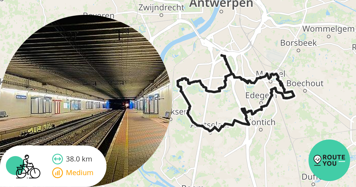 Antwerpen Doortrapt Forten En Kastelen Recreatieve Fietsroute Routeyou