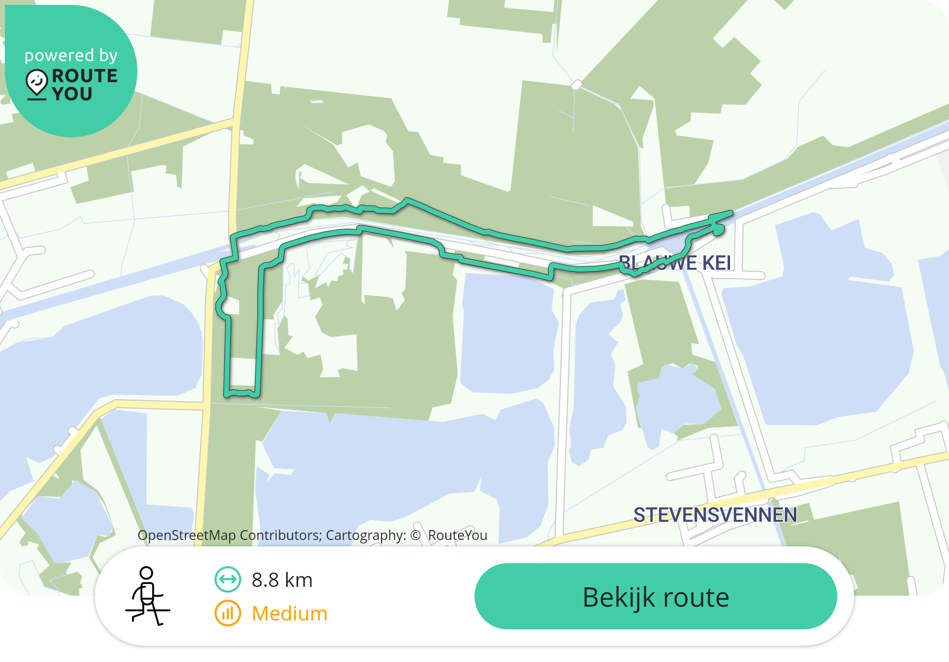Blauwe Kei-De Maat 9 km