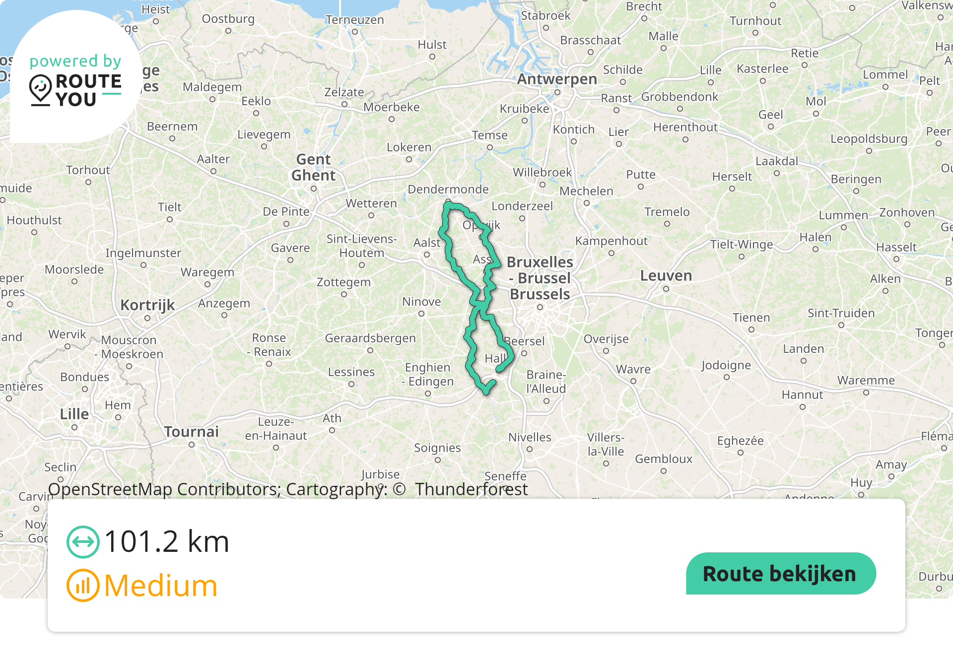 102km Halle-Schepdaal-Dendermonde-Lennik-Lembeek