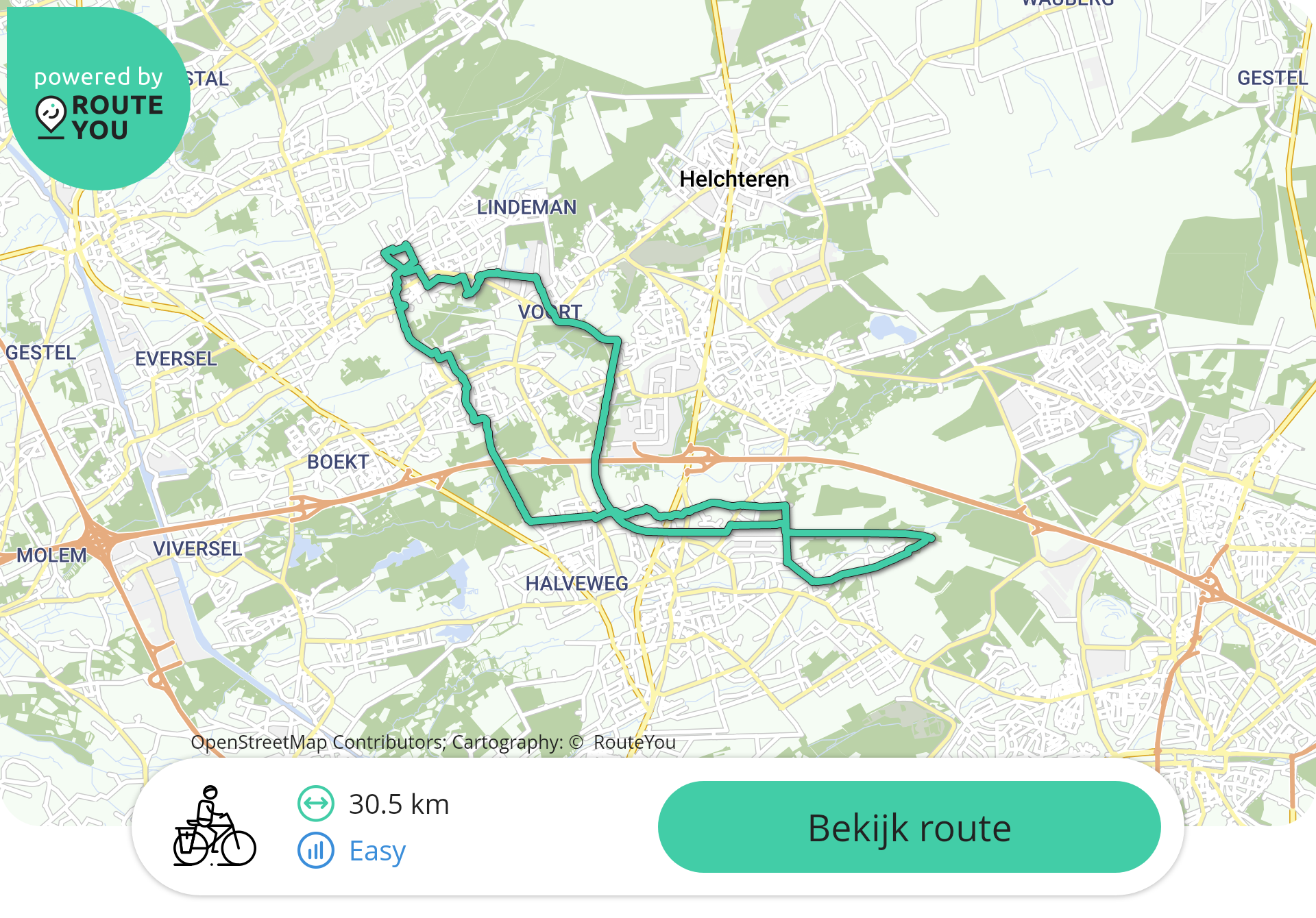 Fiets-Zonhoven-Heusden-Zolder-30,5km