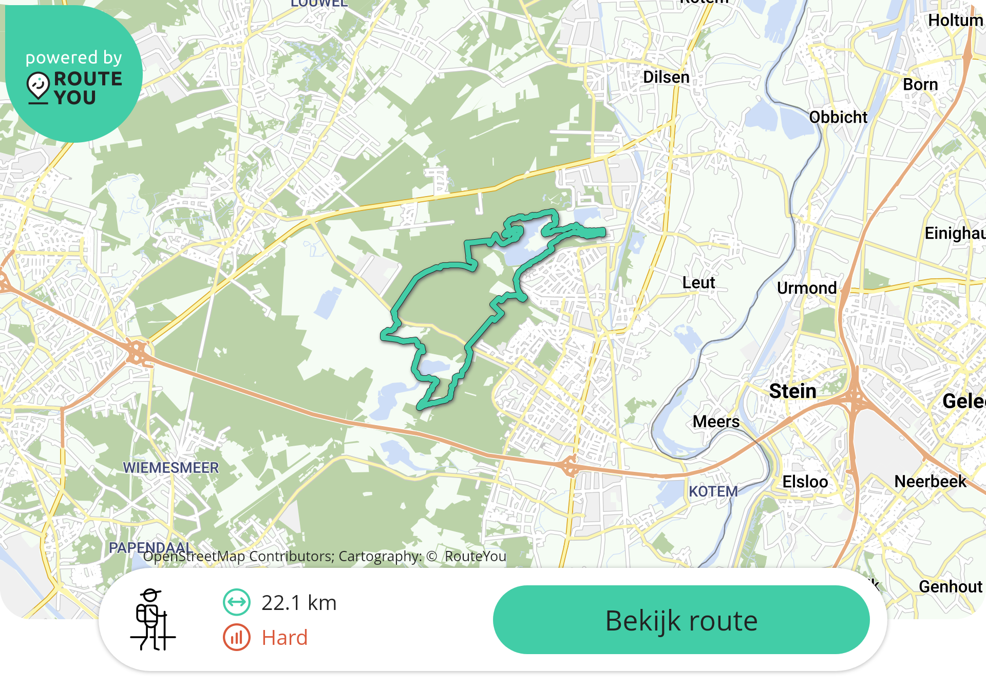 Fietsroute Limburg