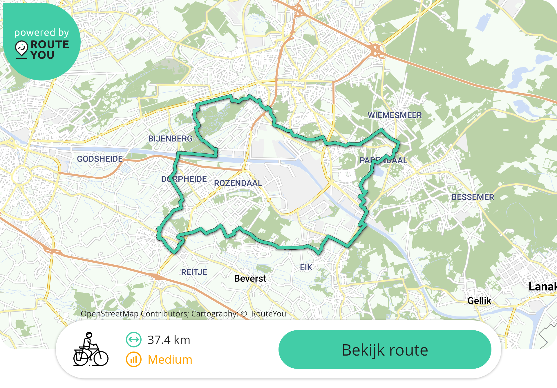 Fietsroute Limburg