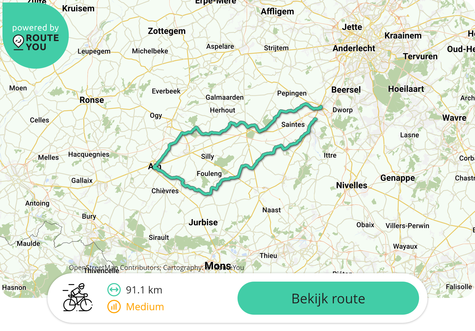 91 KM Halle-Aat-Lembeek