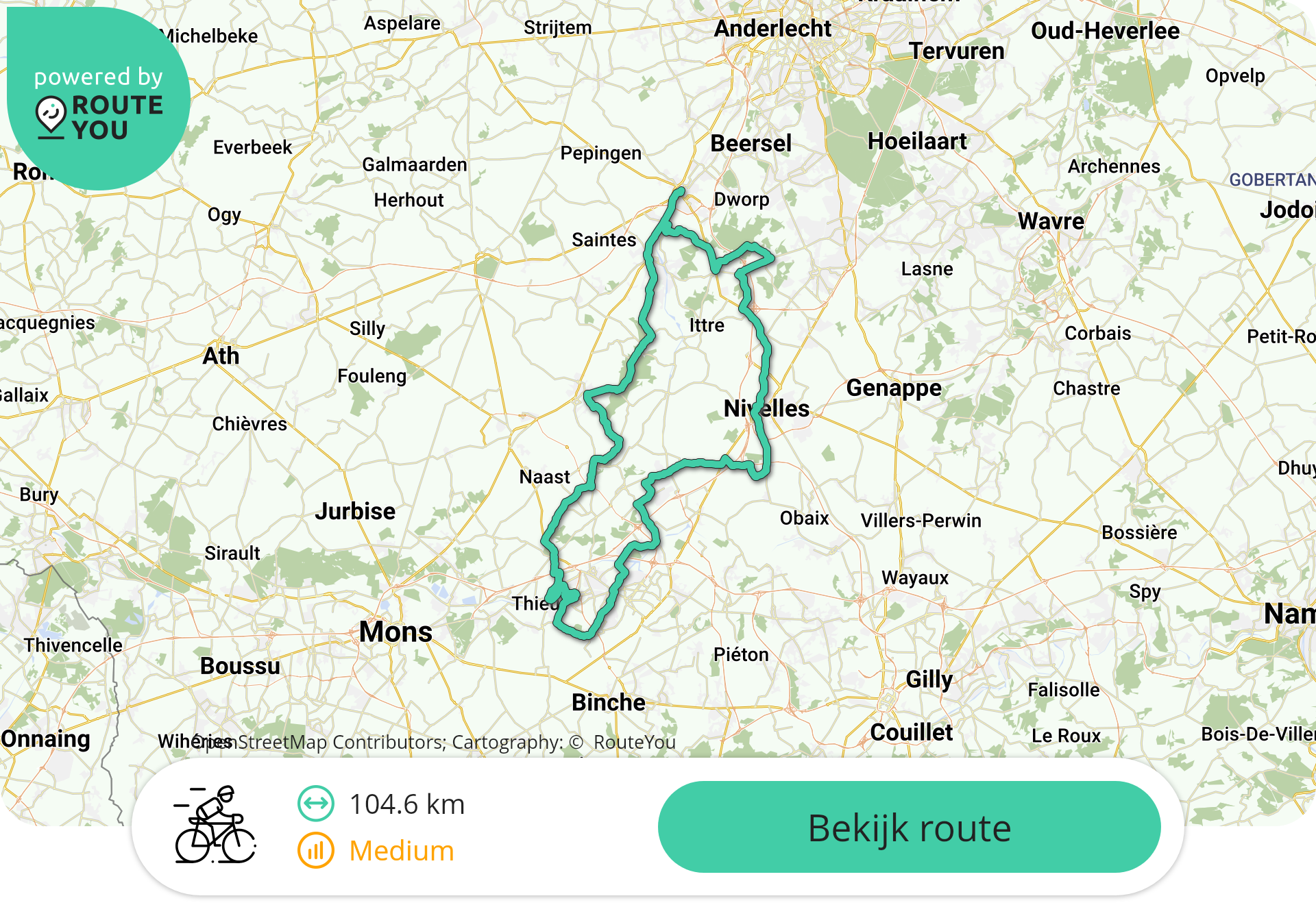 Halle-Strepy - La Louvière-Lembeek