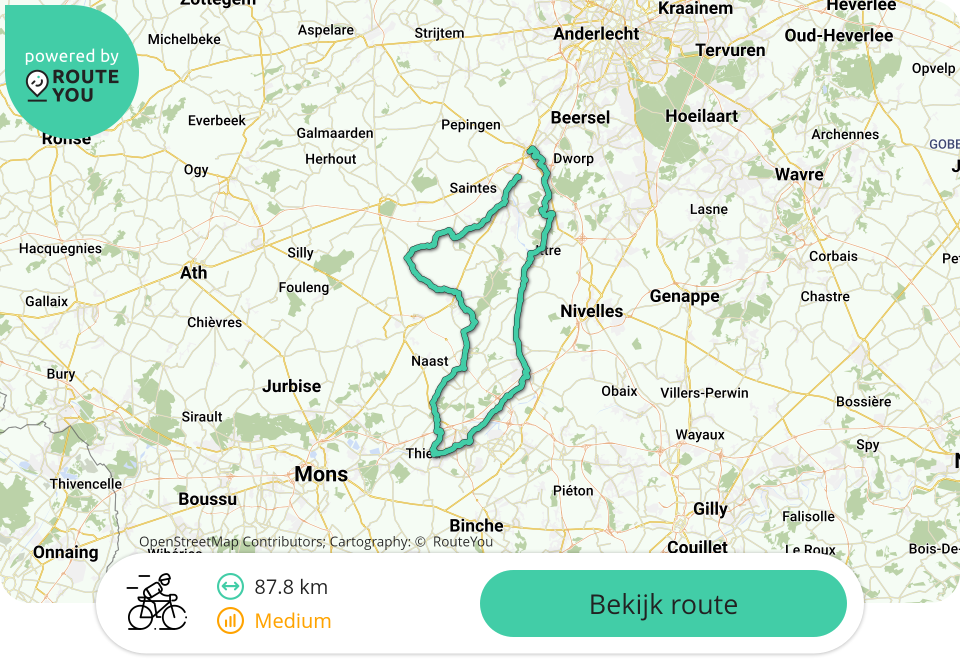 87.8 KM Halle-Strépy-Lembeek