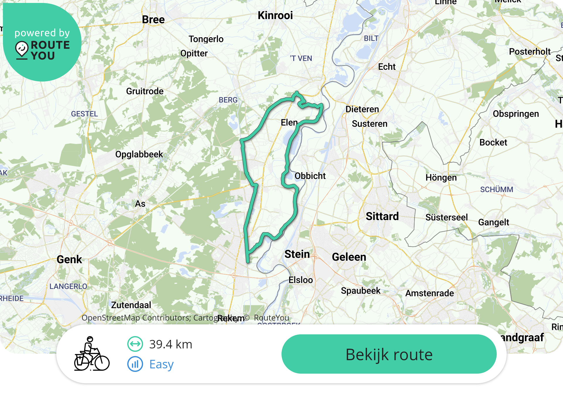 Heers fietsroute