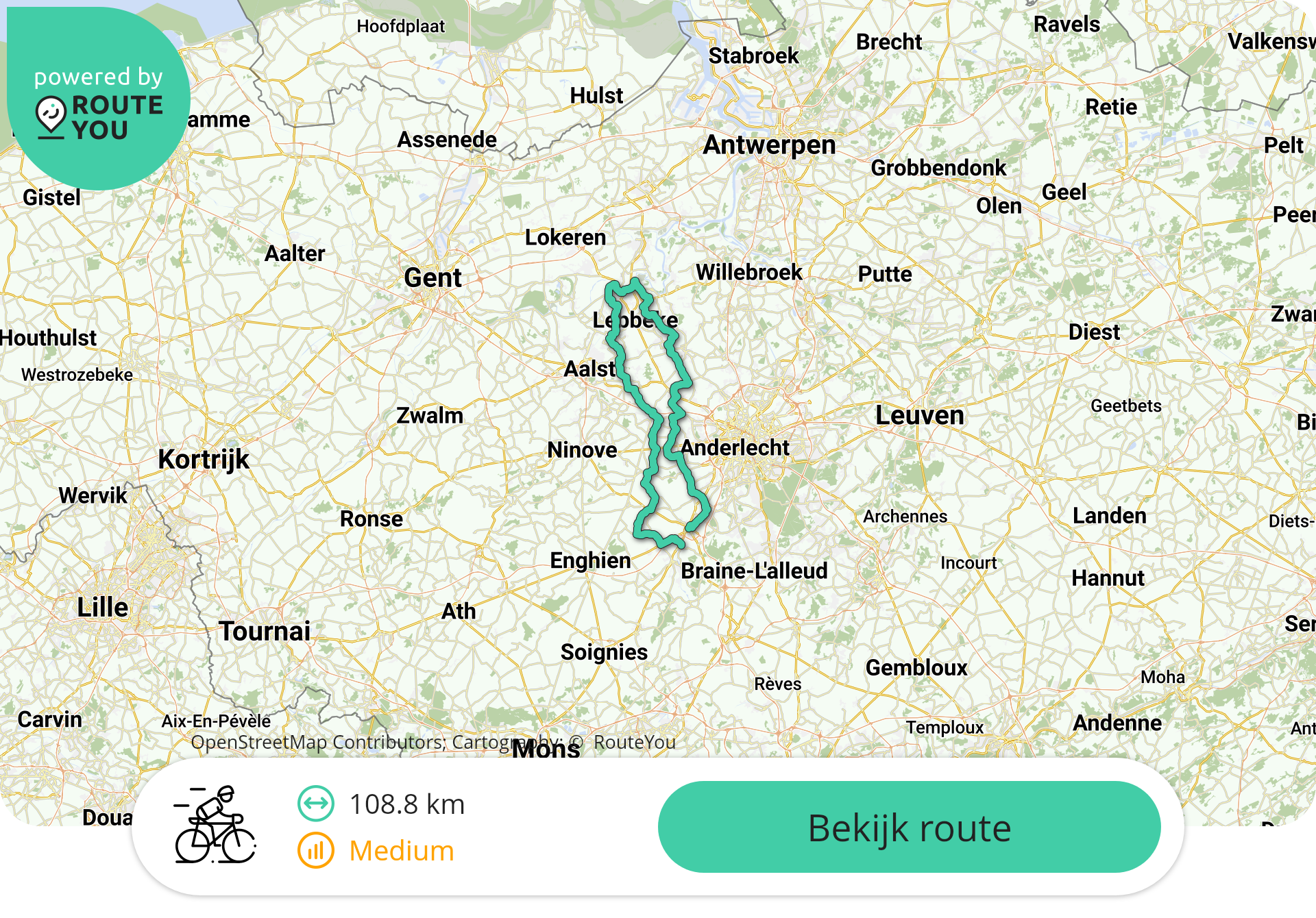 102km Halle-Schepdaal-Dendermonde-Lennik-Lembeek A ploeg