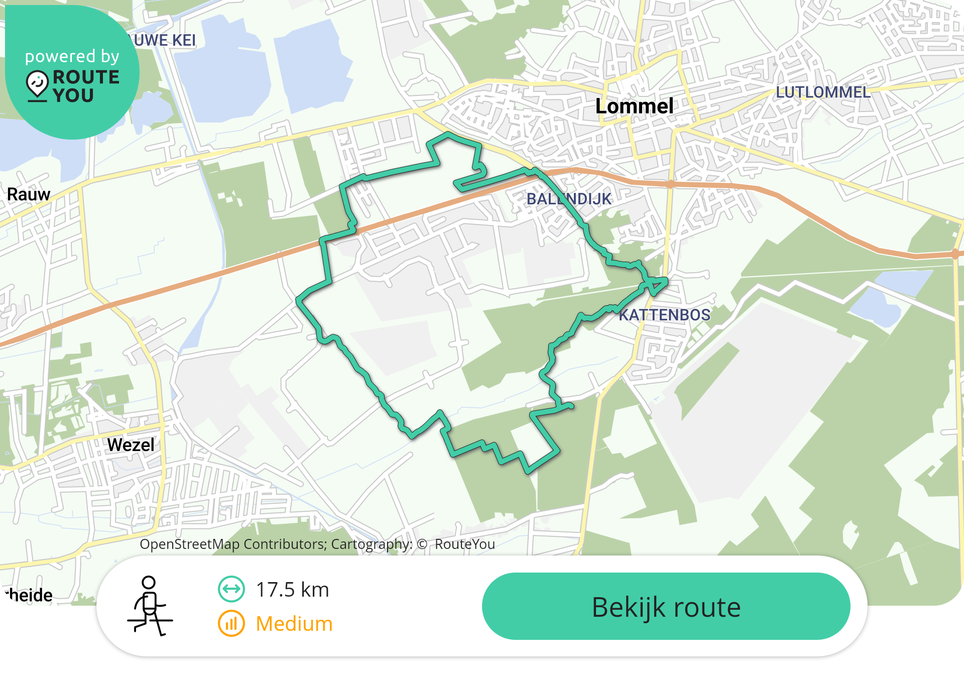 Wandel door de bloeiende Heide in Lommel