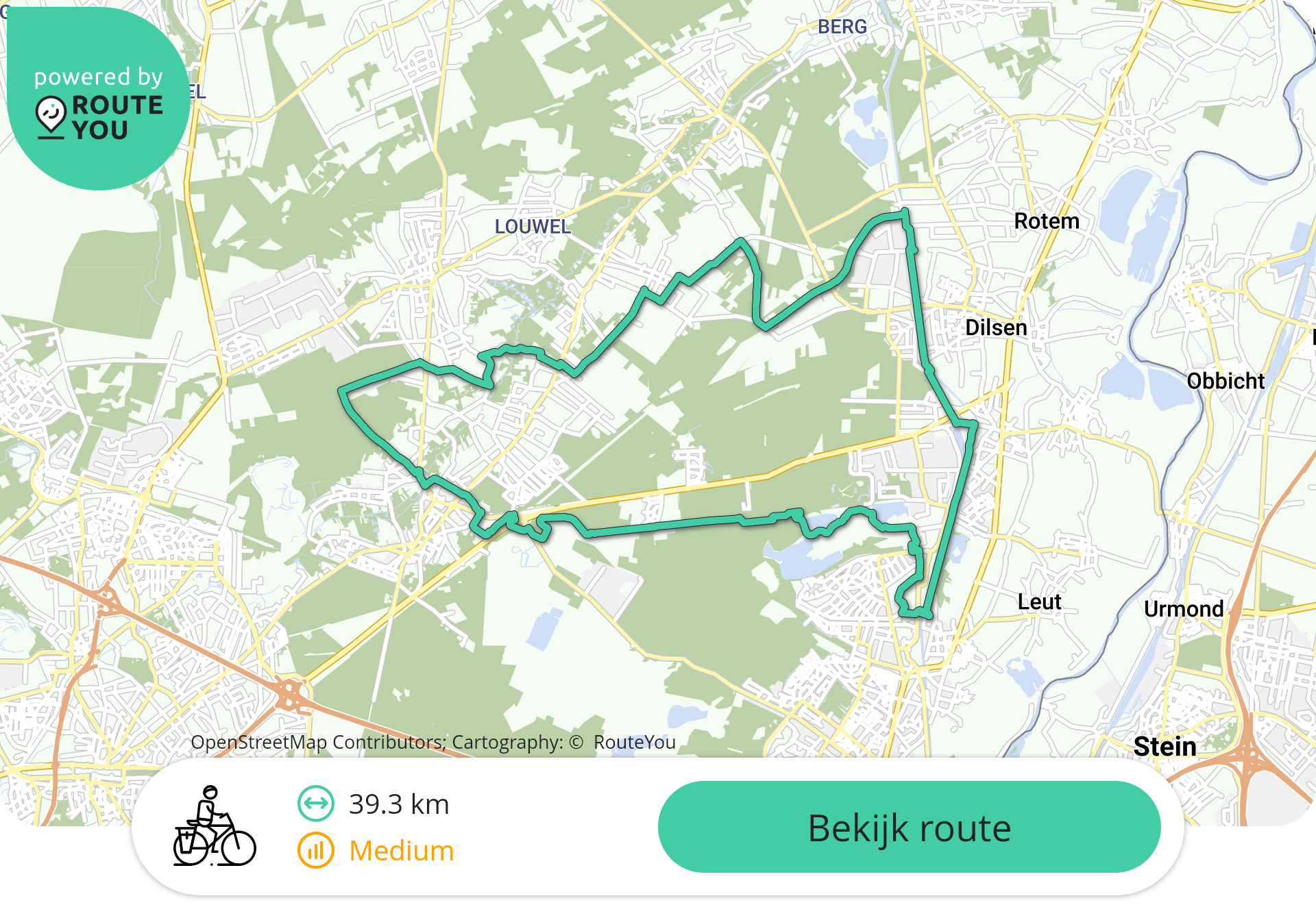 Heers kastelen fietsroute