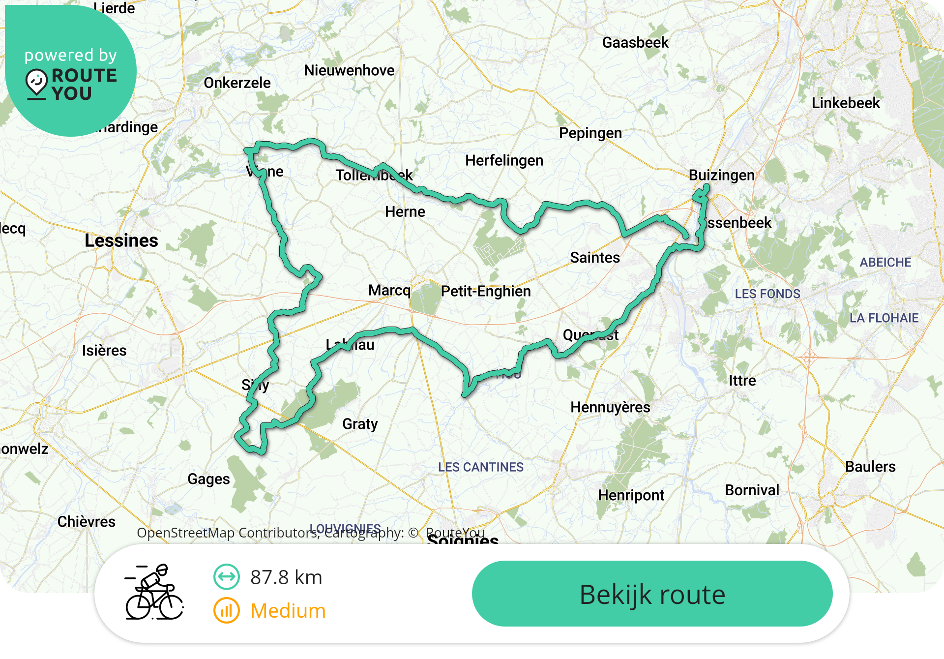 87.8km Halle -Fouleng- Lembeek