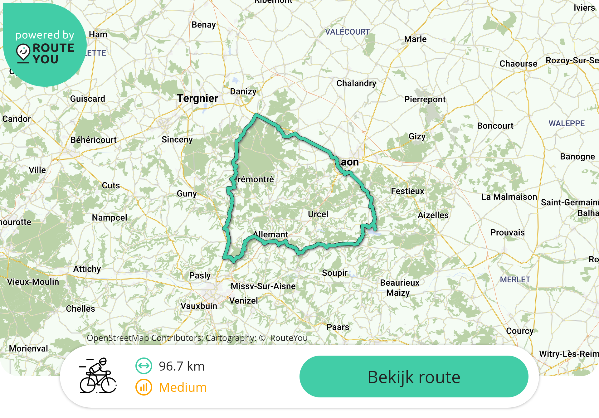 Chamouille naar westen