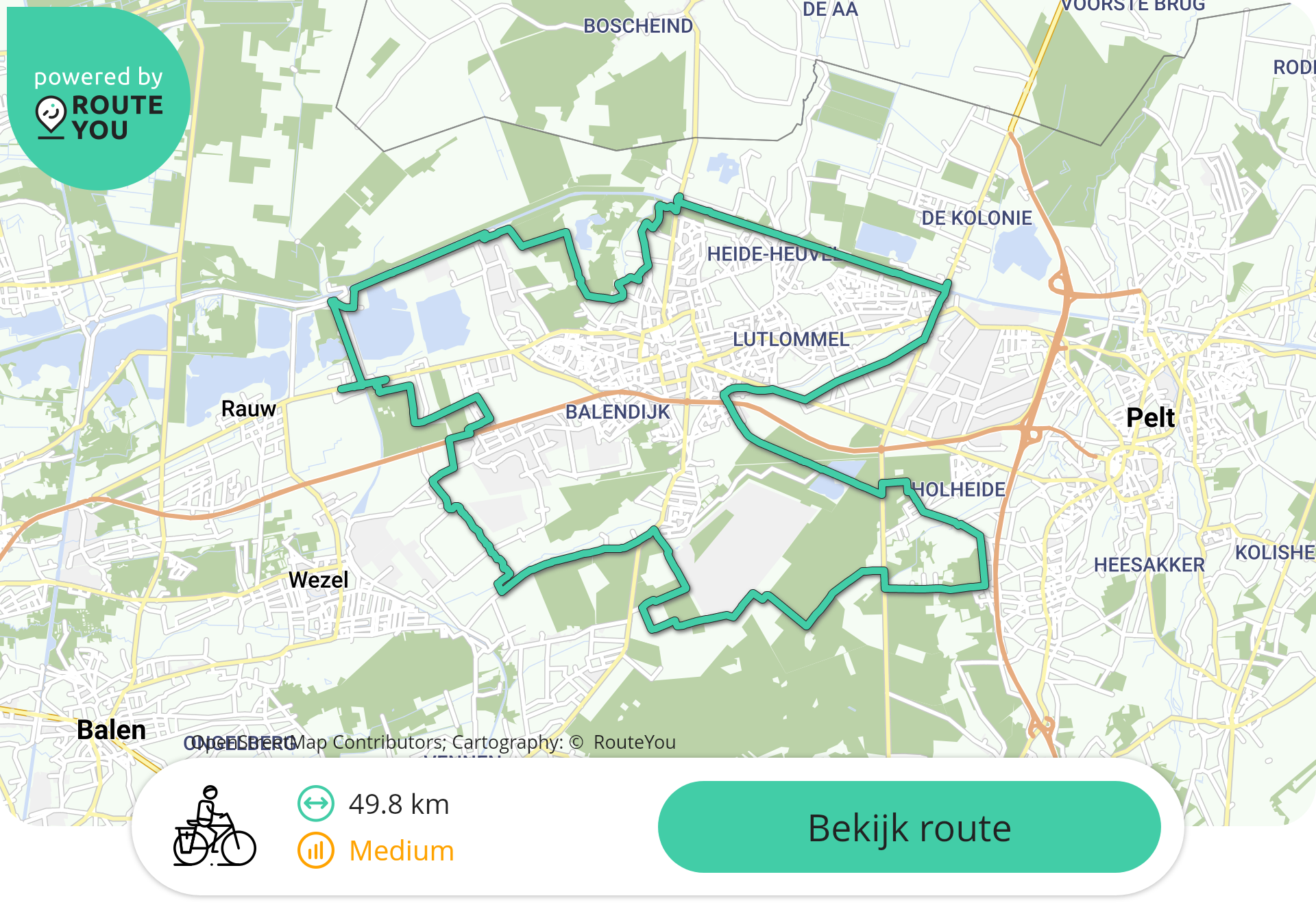 Lommel op z’n mooist per fiets