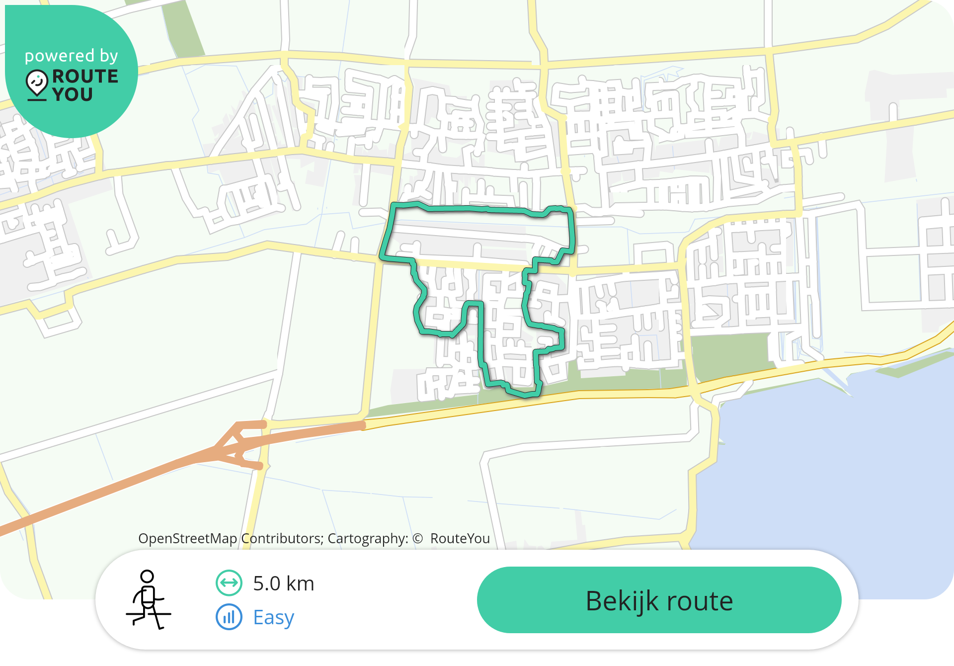 5 km route woensdag 27 mei 2026