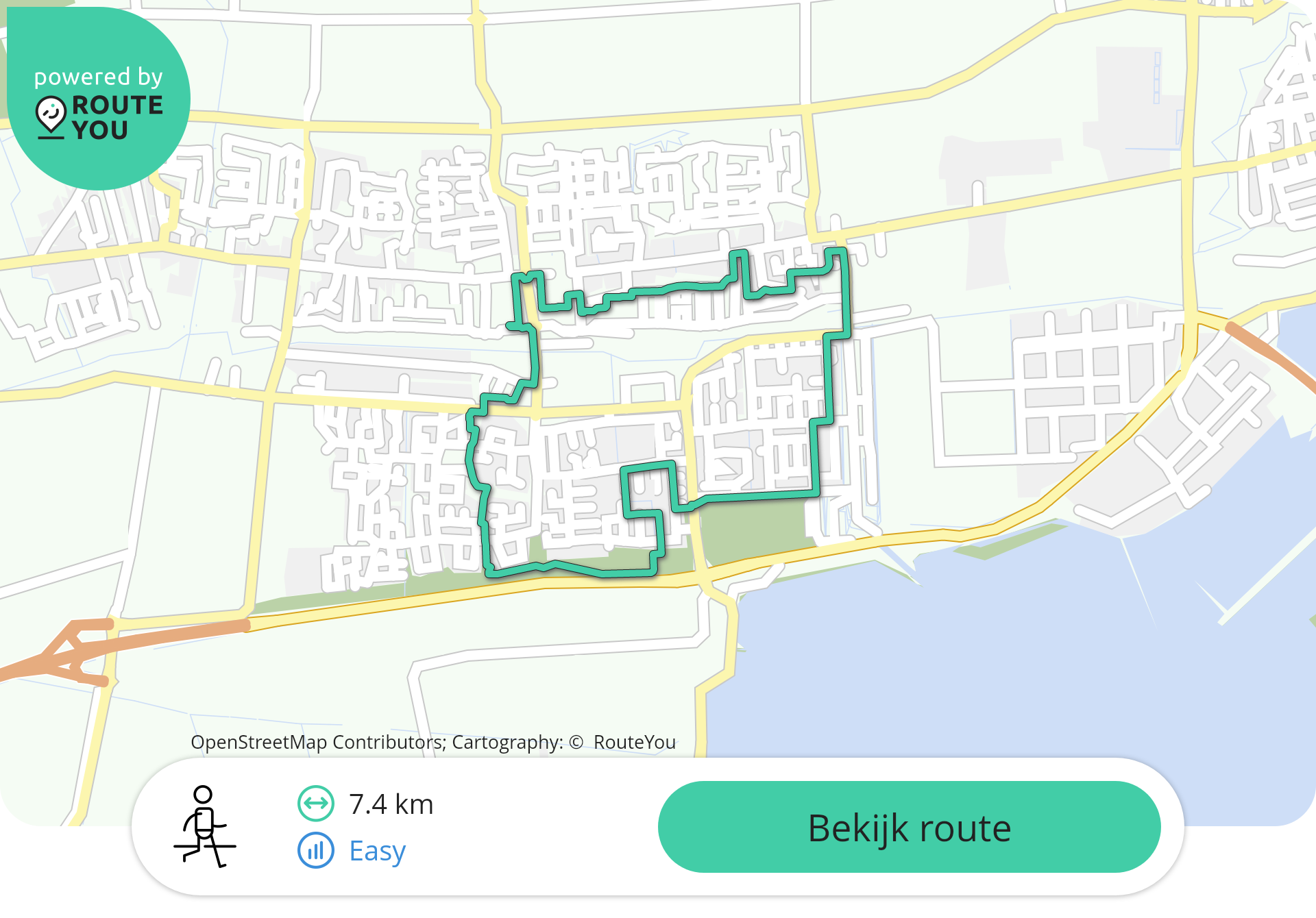 7,5 km route donderdag 28 mei 2026