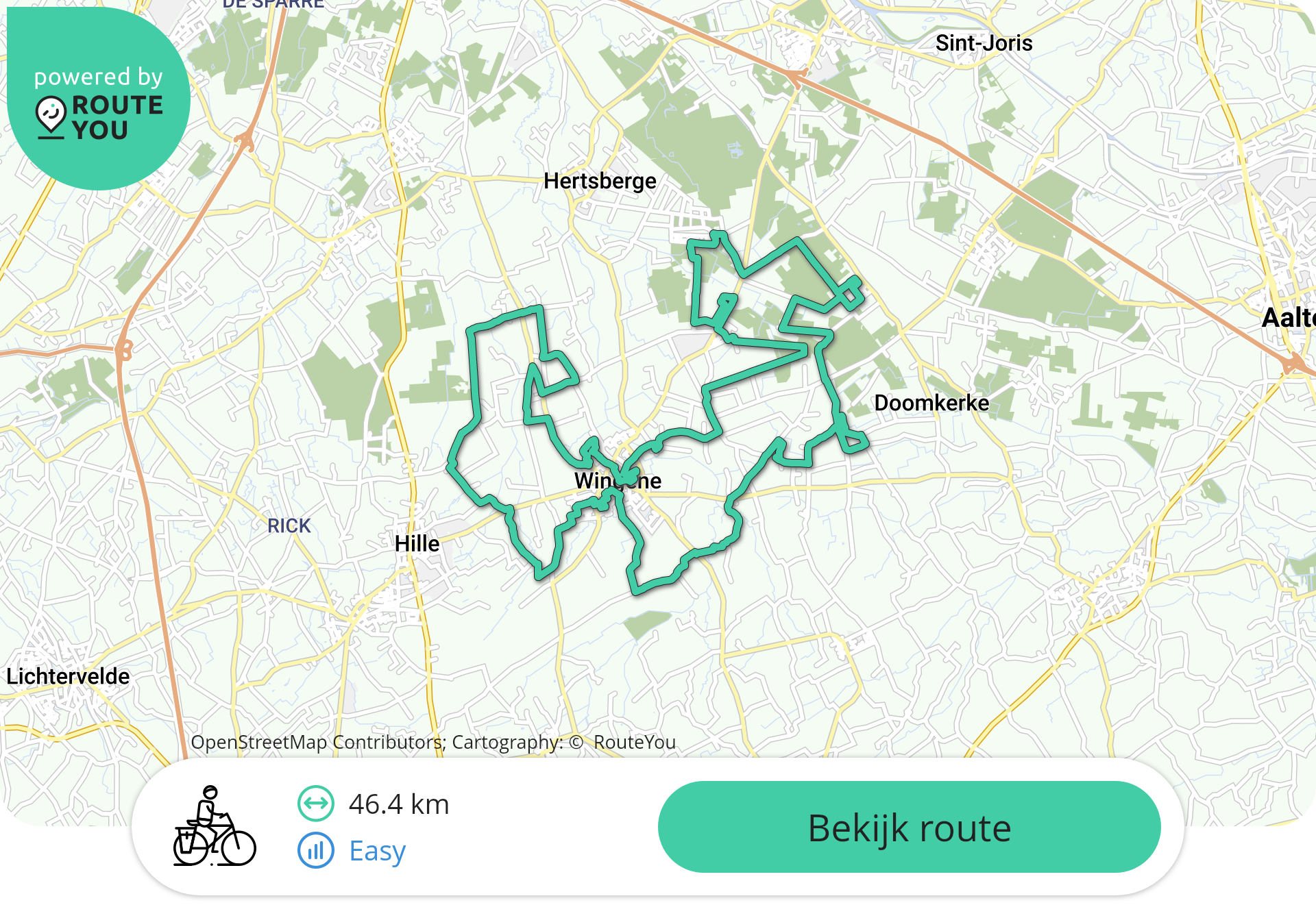 Rij Wingene rond
